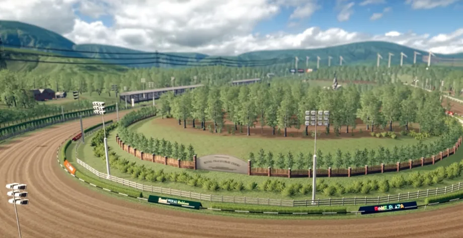 Woodland racing venue